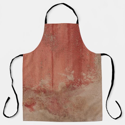 TABLIER MUR EN BÉTON ROUGE ET BLANC (Recto)