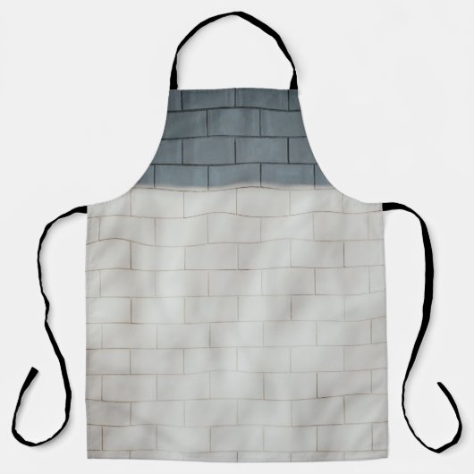Tablier Mur en brique blanche (Recto)