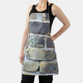 Tablier Mur en brique grise crackée (Insitu)