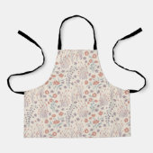 Tablier Murmures de fleurs sauvages printanières (Recto)
