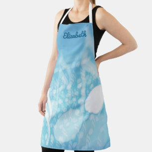 Tablier Musique bleue personnalisée