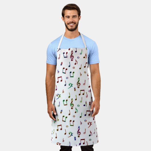 Tablier Musique colorée (Porté)