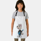 Tablier Musique de guitare musicienne de chien (Insitu)
