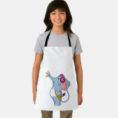 Tablier Musique d'écouteur éléphant (Insitu)