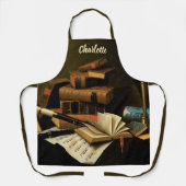 Tablier Musique et Littérature par William Harnett, Beaux- (Recto)