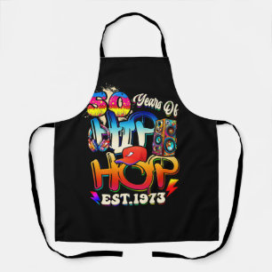 Tablier Musique Hip hop 50e anniversaire Histoire noire Ho