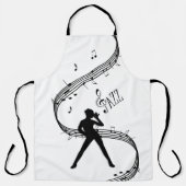 Tablier Musique Jazz Dancer (Recto)