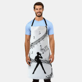 Tablier Musique Jazz Dancer (Porté)