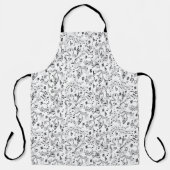 Tablier Musique, notes musicales (Recto)