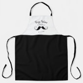 Tablier Mustache rétro - Barber Shop Adulte Apron (Recto)