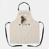 Tablier My Dog Is My Valentine – Personalized Pet  (Recto)