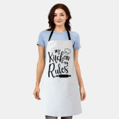 Tablier My Kitchen Mes règles Cuisine Canning Kitchen (Porté)