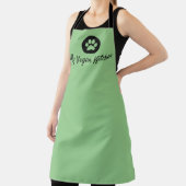 Tablier My Vegan Kitchen Green Apron (Grand) (Insitu)