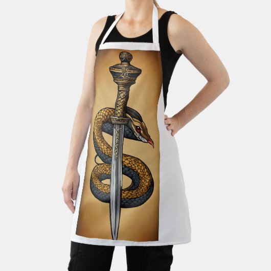 Tablier Mystic Coil Snake & Dagger Dragon Tee (Insitu)