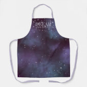 Tablier Mystical Dream Dusty Violet Galaxy (Recto)