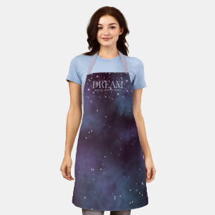 Tablier Mystical Dream Dusty Violet Galaxy