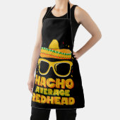 Tablier Nacho Moyenne Cheveux rouges Cinco De Mayo Mexicai (Insitu)