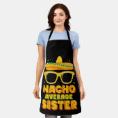 Tablier Nacho Moyenne Soeur Cinco De Mayo Famille Matching (Porté)