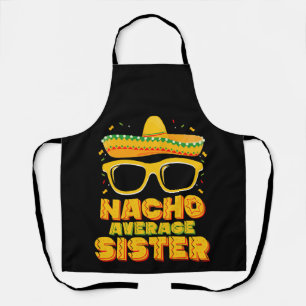Tablier Nacho Moyenne Soeur Cinco De Mayo Famille Matching