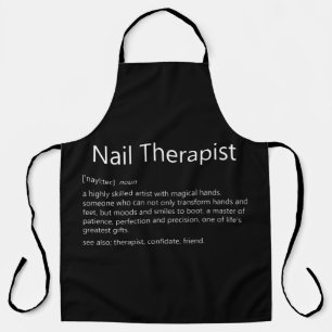 Tablier Nail Therapist Définition Nail Tech Nail