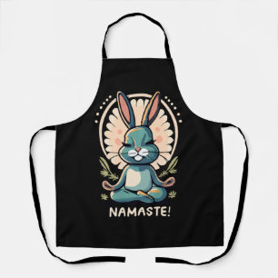 Tablier namaste lapin yoga lapin méditation