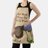 Tablier Nana Fait Du Monde Un Beau Papillon Monarque (Insitu)