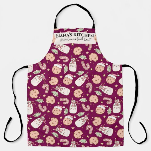 Tablier Nana’s Kitchen Apron – Funny Grandmother (Recto)
