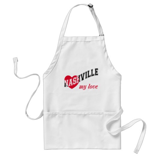 Tablier Nashville mon amour (Devant)