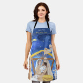 Tablier Nativité de Noël de la meilleure maman (Porté)