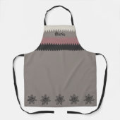 Tablier Natural Southwestern Style Ajouter un nom Apron (Recto)