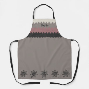 Tablier Natural Southwestern Style Ajouter un nom Apron