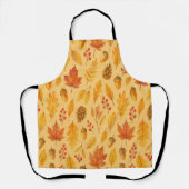 Tablier Nature motif d'automne (Recto)