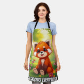 Tablier Nature’s Hug in a Cute Red Panda (Porté)