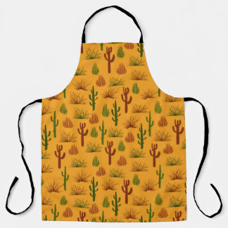 Tablier Nature sauvage Cactus Bushes Motif