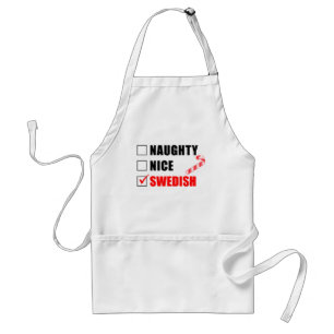 Tablier Naughty Design suédois de Noël Adulte Apron