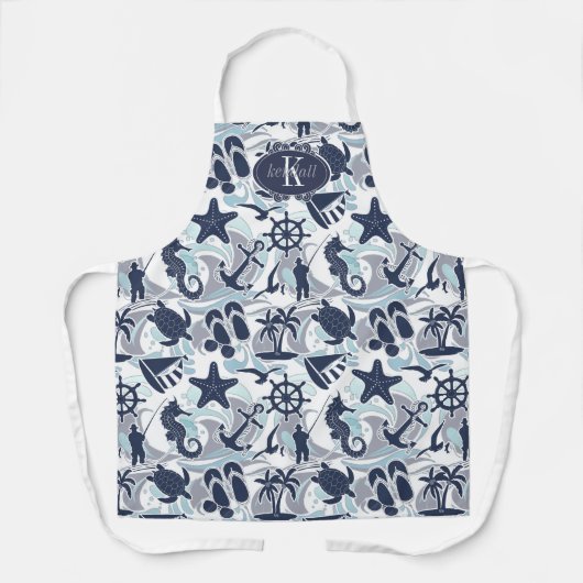 Tablier Nautical Beach (Recto)