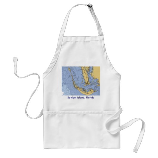 Tablier nautique de diagramme de la Floride d'île (Devant)