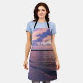 Tablier Navarre Beach Magique Heure Purple Sunset Apron (Porté)