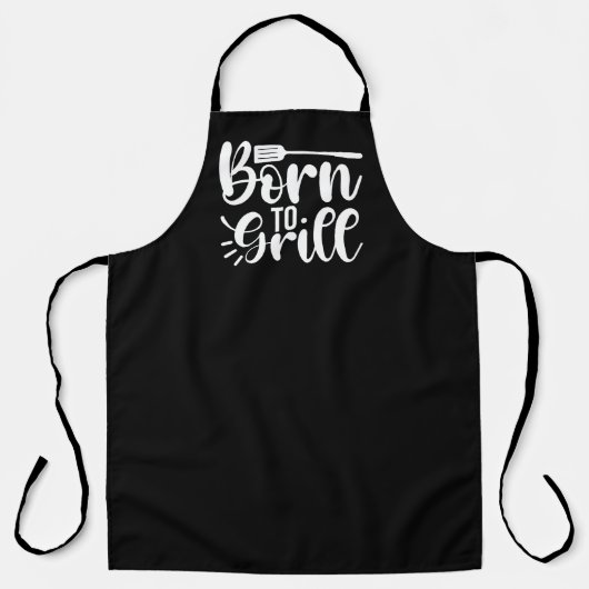 Tablier Né À Grill BBQ Apron (Recto)