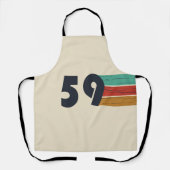 Tablier né en 1959 anniversaire vintage (Recto)