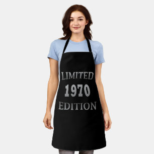 Tablier né en 1970 édition limitée cadeau d'anniversaire
