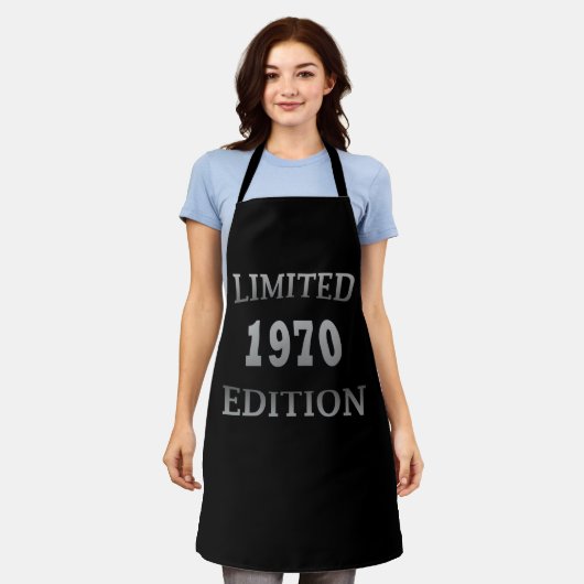 Tablier né en 1970 édition limitée cadeau d'anniversaire (Porté)