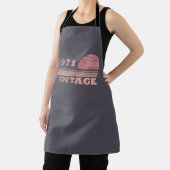 Tablier né en 1971 cadeau d'anniversaire vintage (Insitu)