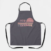 Tablier Né en 1972 cadeau d'anniversaire vintage (Recto)