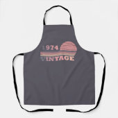 Tablier né en 1974 cadeau d'anniversaire vintage (Recto)