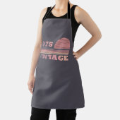 Tablier né en 1975 fête vintage du 50e anniversaire (Insitu)