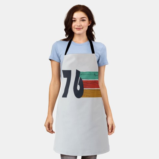 Tablier Né en 1976 cadeau d'anniversaire vintage (Porté)