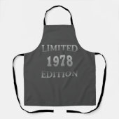Tablier Né en 1978 cadeau d'anniversaire (Recto)