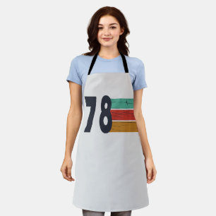 Tablier Né en 1978 cadeau d'anniversaire vintage