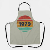 Tablier Né en 1979 cadeau d'anniversaire vintage (Recto)